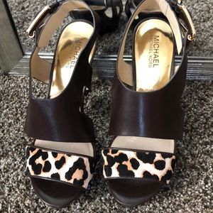 Michael Kors cheetah dress heels